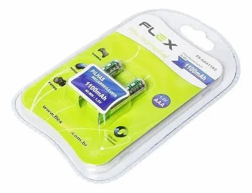Pilha Recarregável AAA 2UND Flex FX-AAA28B2 - WZetta - Foto 3
