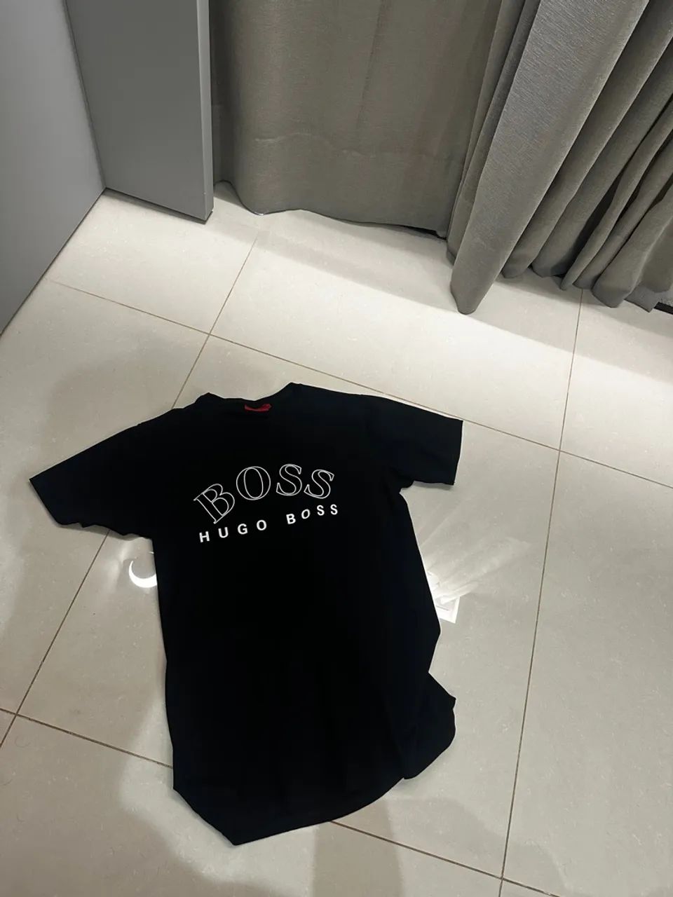 Camiseta Hugo Boss Preta G ou Gg