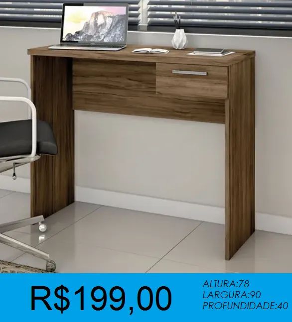 Escrivaninha mesa de computador notebook - Entrega e montagem gratis 