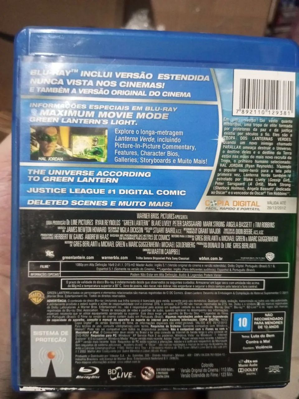 Lanterna verde versão estendida Blu Ray Green lantern  - Foto 3