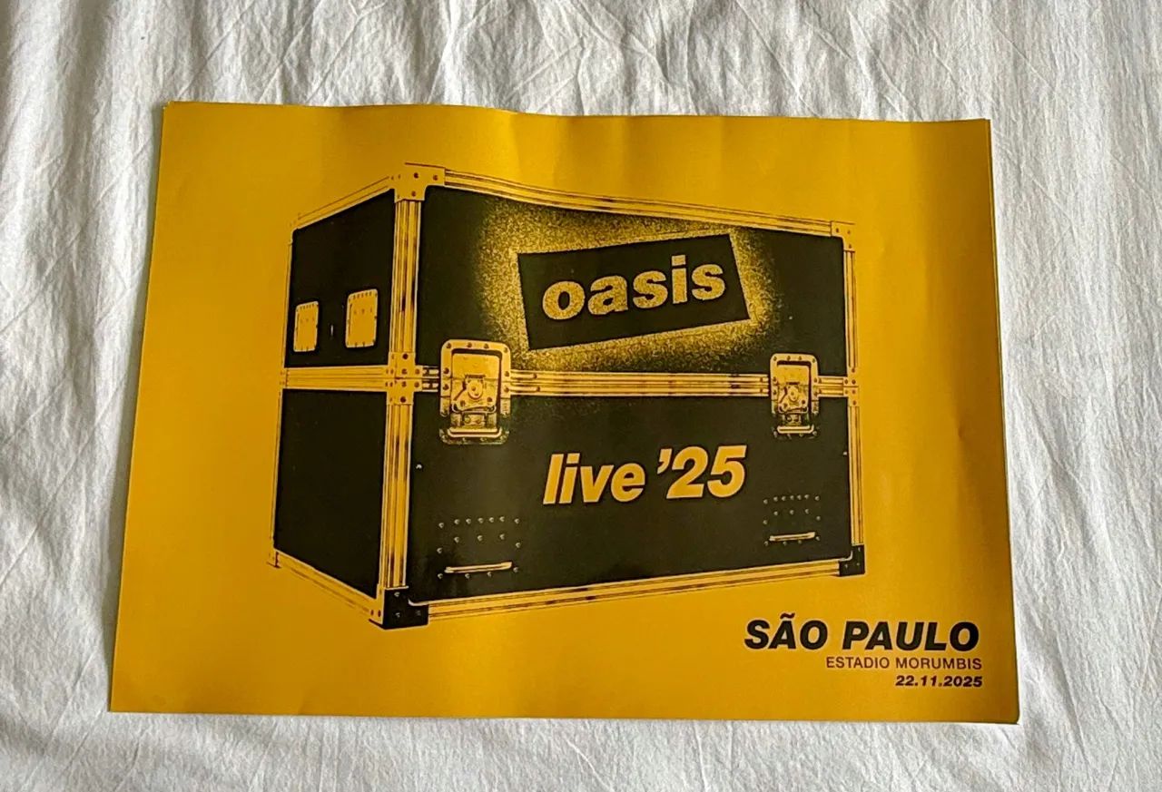 Oasis Live 25 - Collectors Pack Completo + Moletom Oficial GG