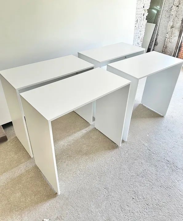 ESCRIVANINHA 100% MDF BRANCO NOVA - Foto 2