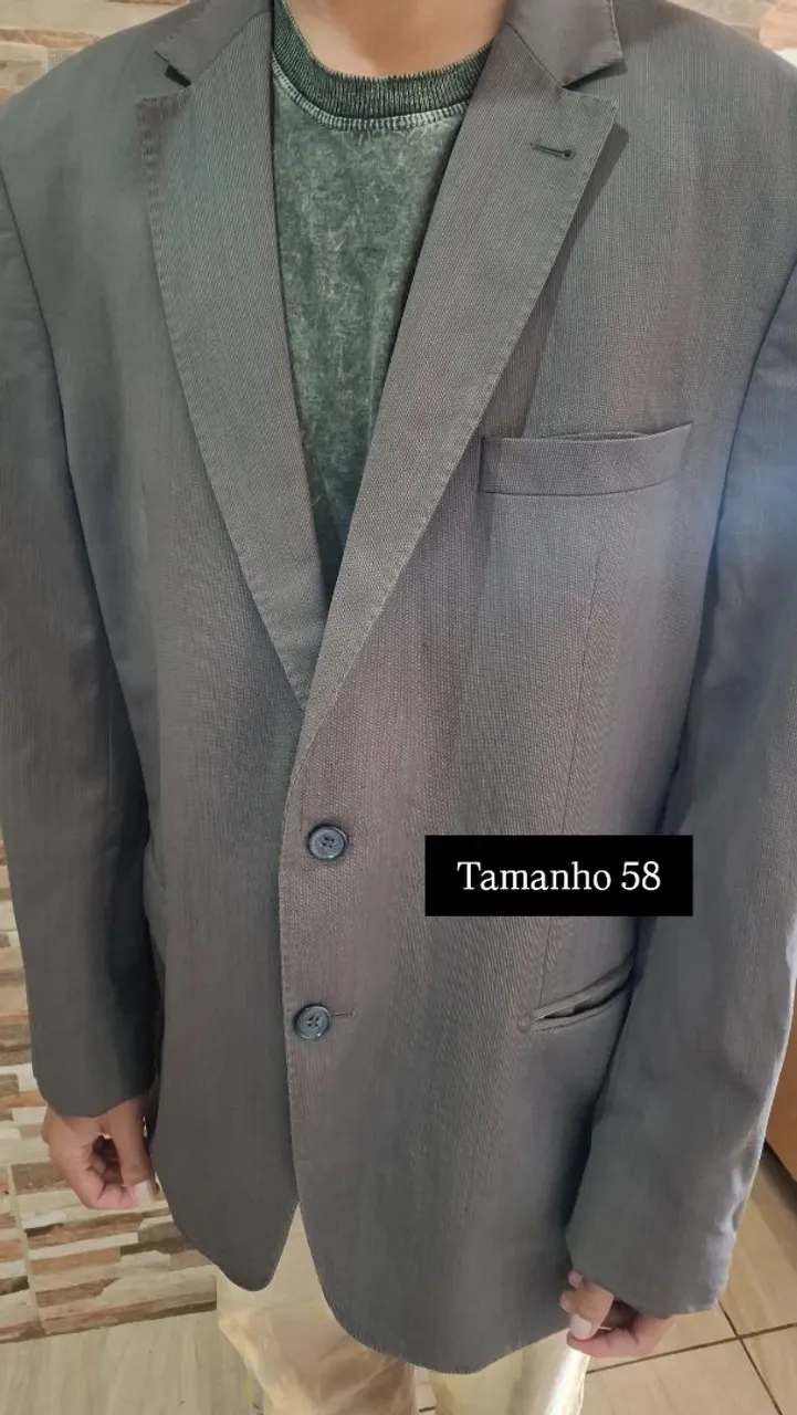 Blazer Masculino - Tamanho 58