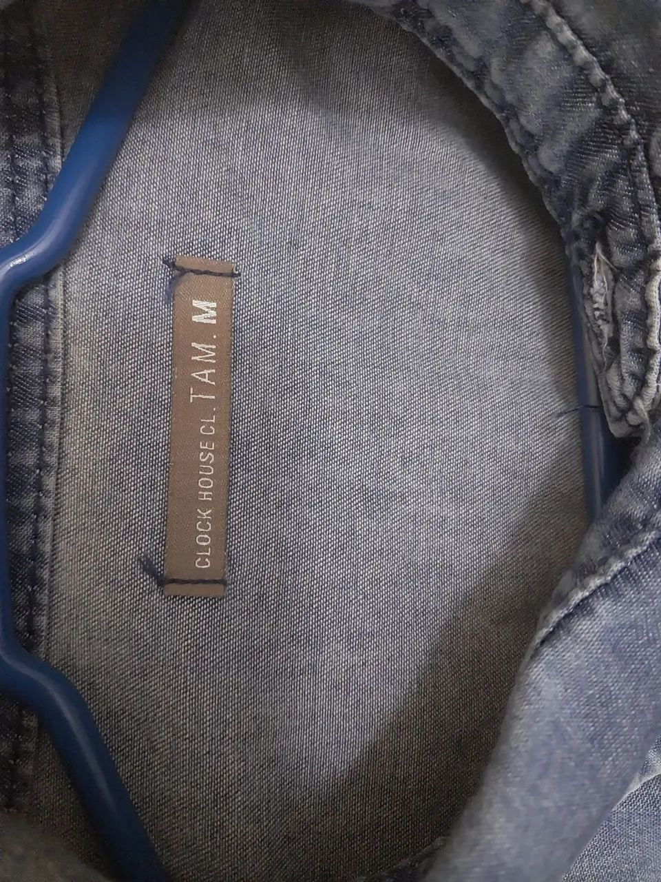 Camisa Jeans Masculina - Foto 4