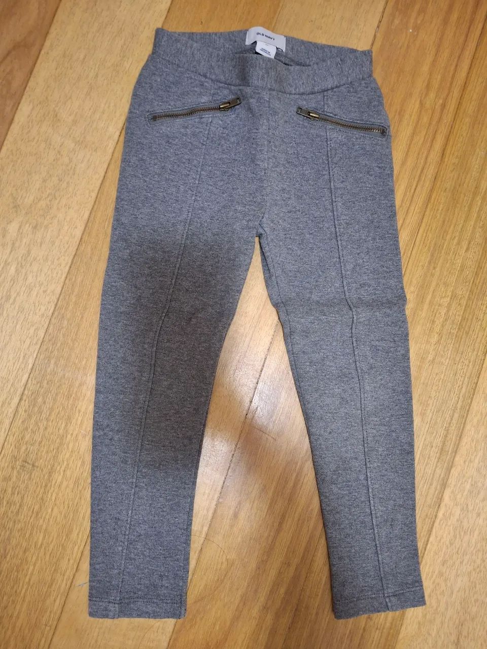 Calça Legging Infantil Old Navy Cinza