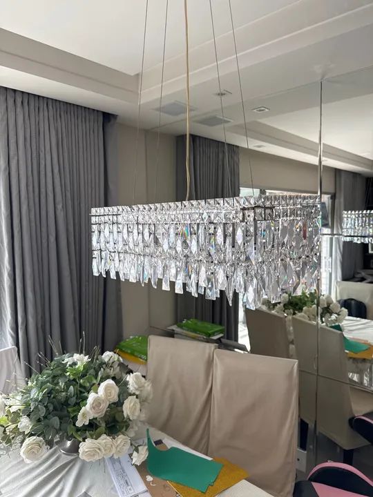 Lustre de Cristal Moderno