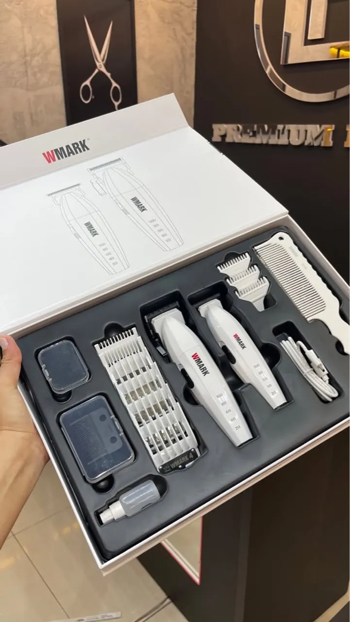 Kit Barbeiro WMARK - Máquinas e Acessórios Profissionais