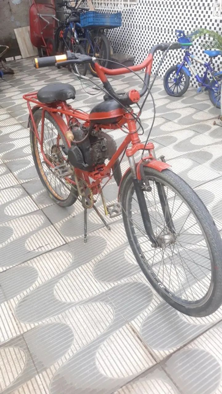Bicicleta motorizada motor 4 tempo  - Foto 3