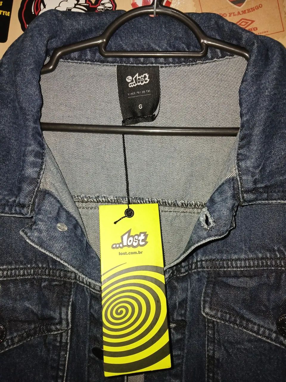 Jaqueta jeans lost original nova G - Foto 3