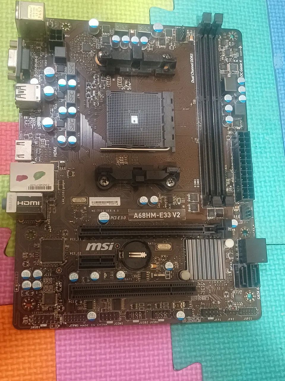 Placa mae A68HM-E33 V2, ddr3,soquet FM2b - Foto 2