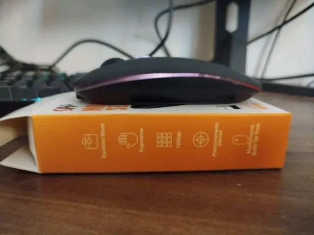 MOUSE SEM FIO + CARREGADOR