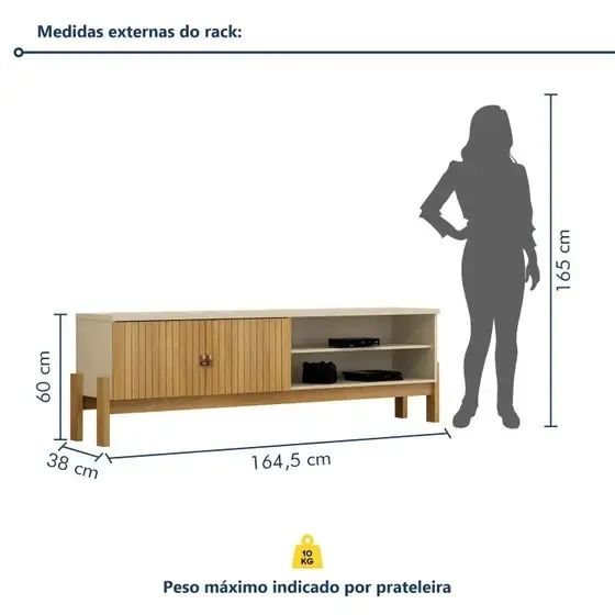 !!! FRETE GRATIS !!! RACK OURO PRETO VALDEMOVEIS  - Foto 4