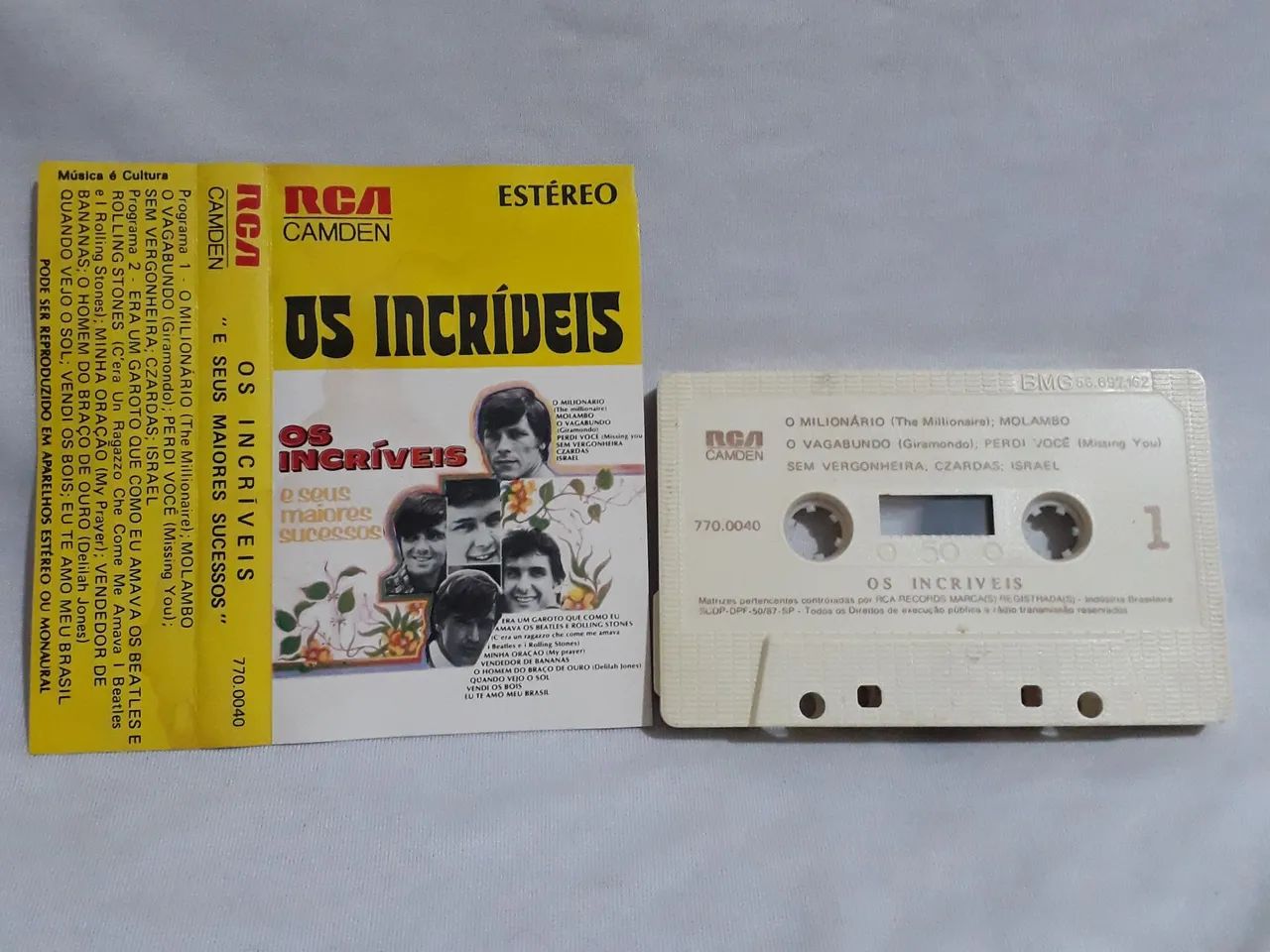 Os Incríveis - RCA Camden - K7 - Foto 3
