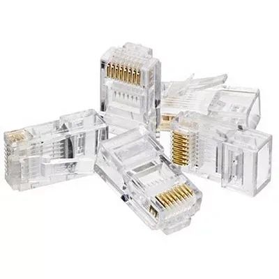 30 Peças - Conector Rj-45 Macho CAT-5