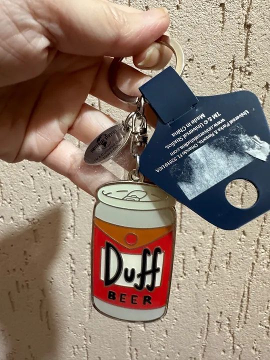 Chaveiro Duff Beer - Os Simpsons - Foto 3