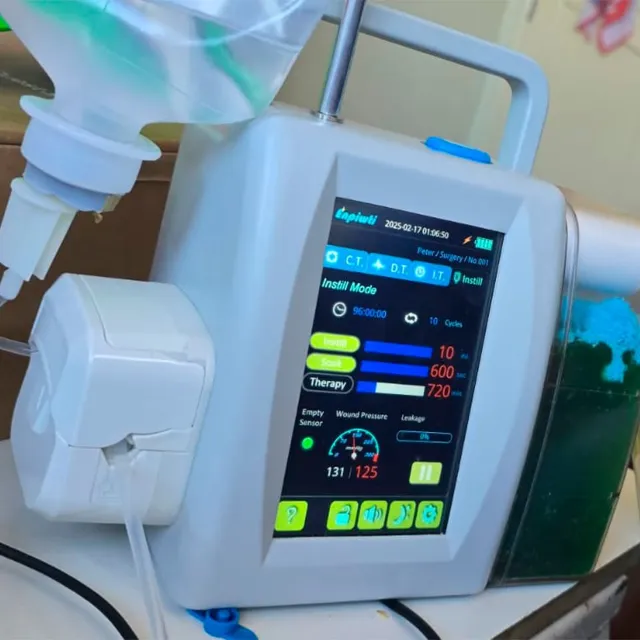 Máquina de Pressão Negativa / Curativo a Vácuo