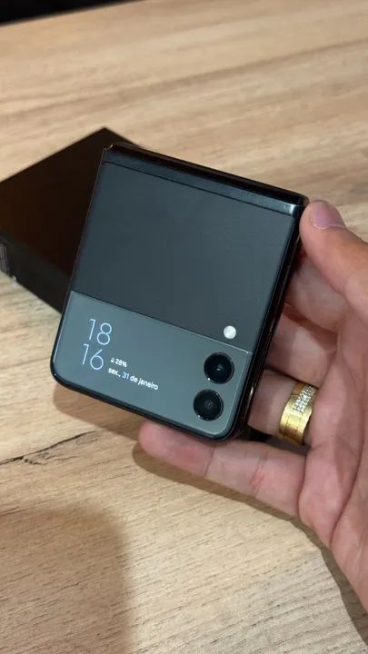 C/detalhes Preto 128gb Flip3, Z Galaxy Samsung junk ブラック 3 Flip Z Galaxy Na MercadoLivre | Tela スマートフォン本体