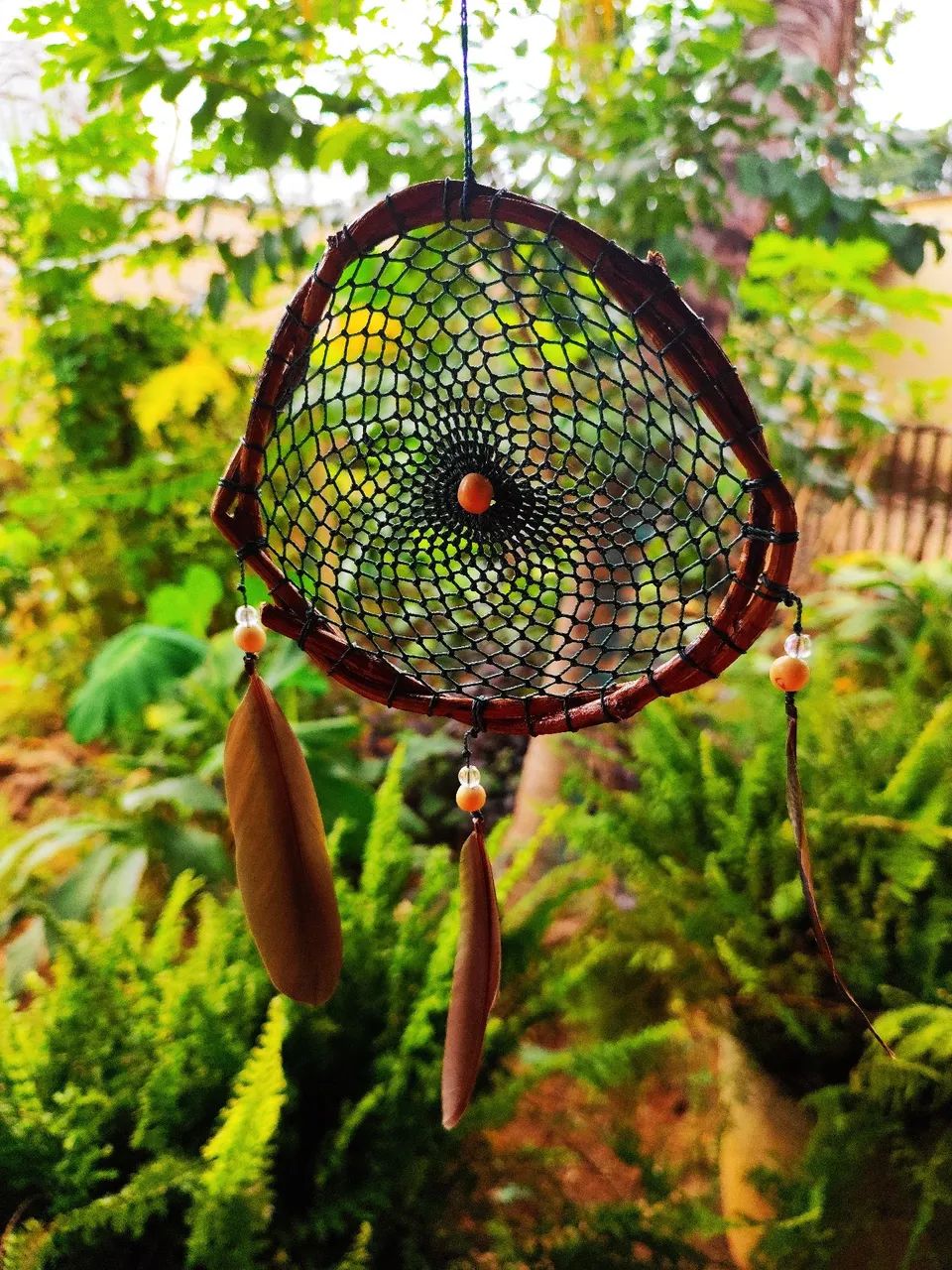 Filtro dos sonhos artesanal - Decoração