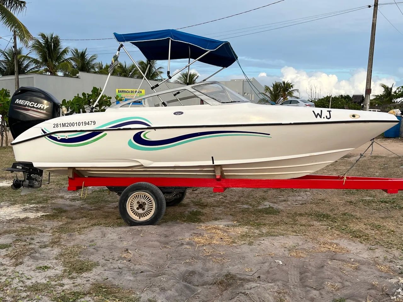 Lancha Focker 16 pés 