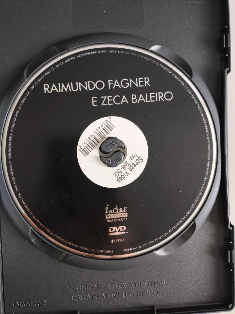 Dvd Raimundo Fagner e Zeca Baleiro O Show - CDs, DVDs etc