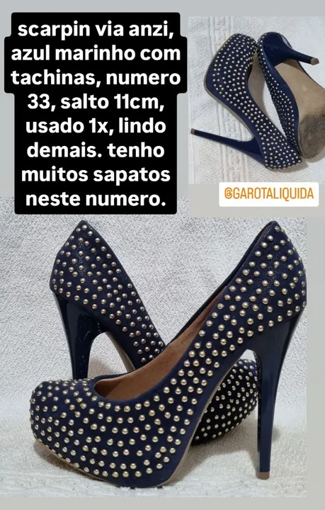 Scarpin Sapatos 33 e 34