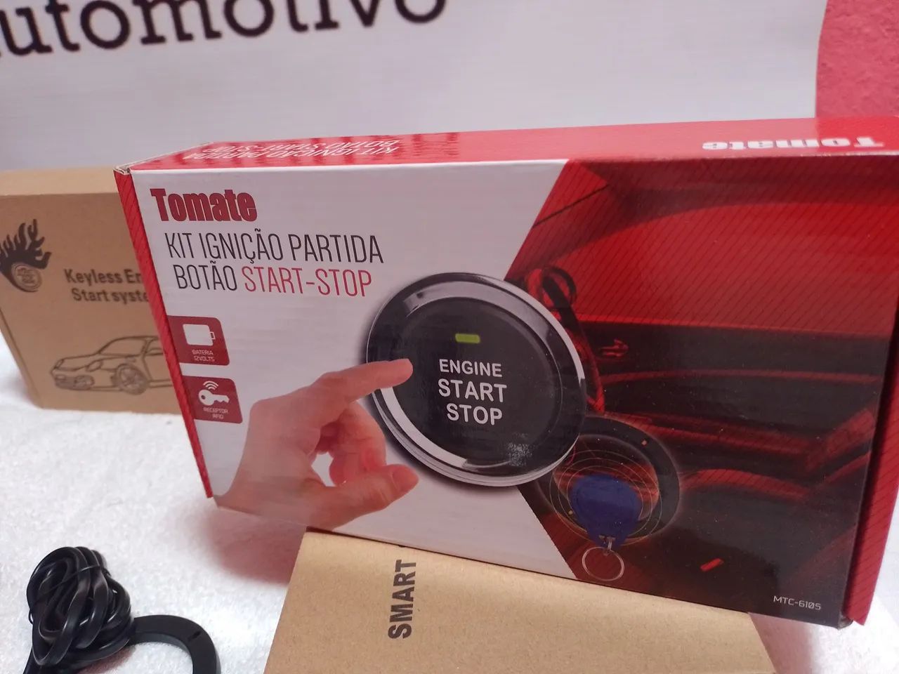 Kit Botão Start Stop pra vários modelos de carro aceito cartão! - Foto 2
