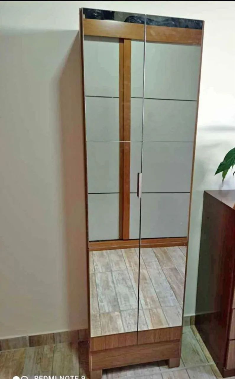 Armário multiuso sapateira com espelho  12x sem juros  - Foto 2