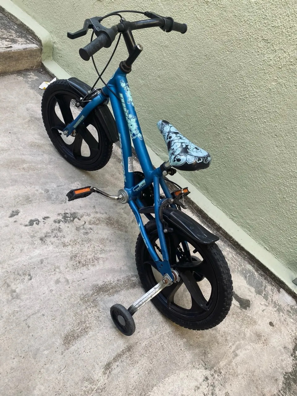 Bicicleta Infantil Azul com Rodinhas