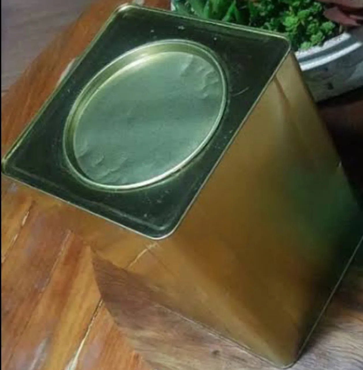Banha de porco caipira na lata.