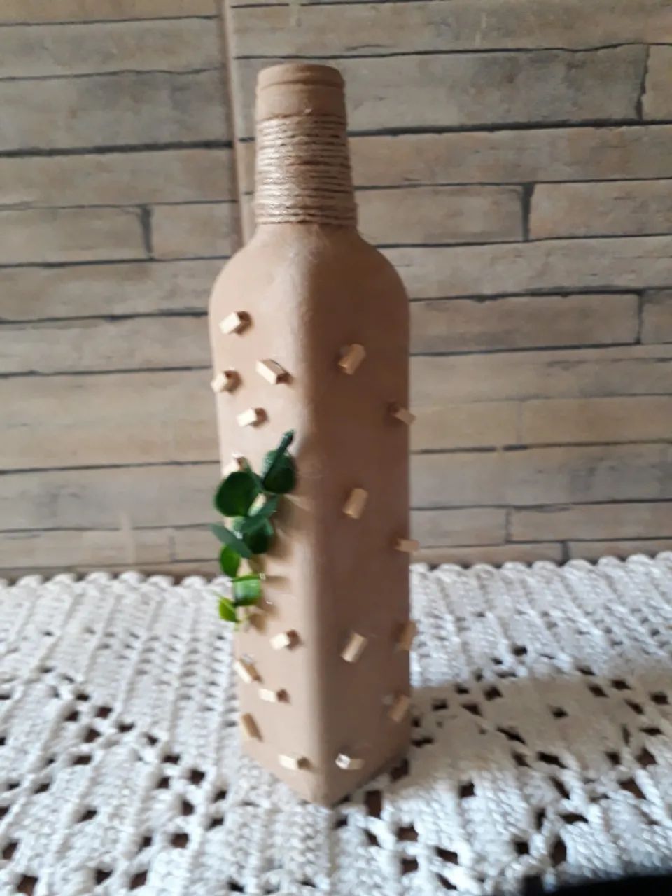 VASO DECORATIVO DE ARTESANATO RÚSTICO ROSE HOME DECOR - Foto 3