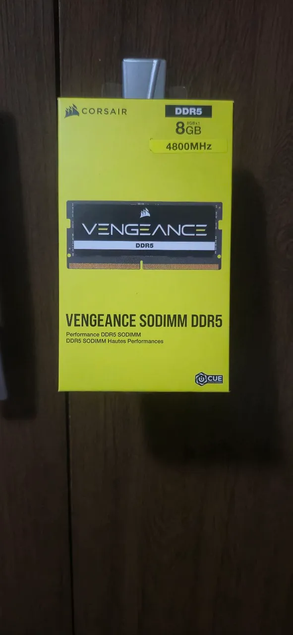 Memória RAM Corsair Vengeance SODIMM DDR5 8GB 4800MHz