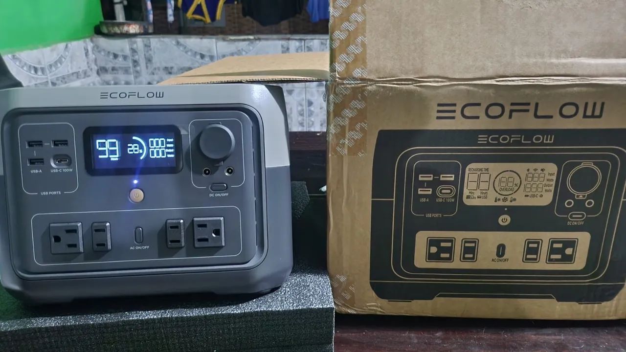 EcoFlow River 2 Max - Estação de Energia Portátil 1000W / 512Wh - Foto 3