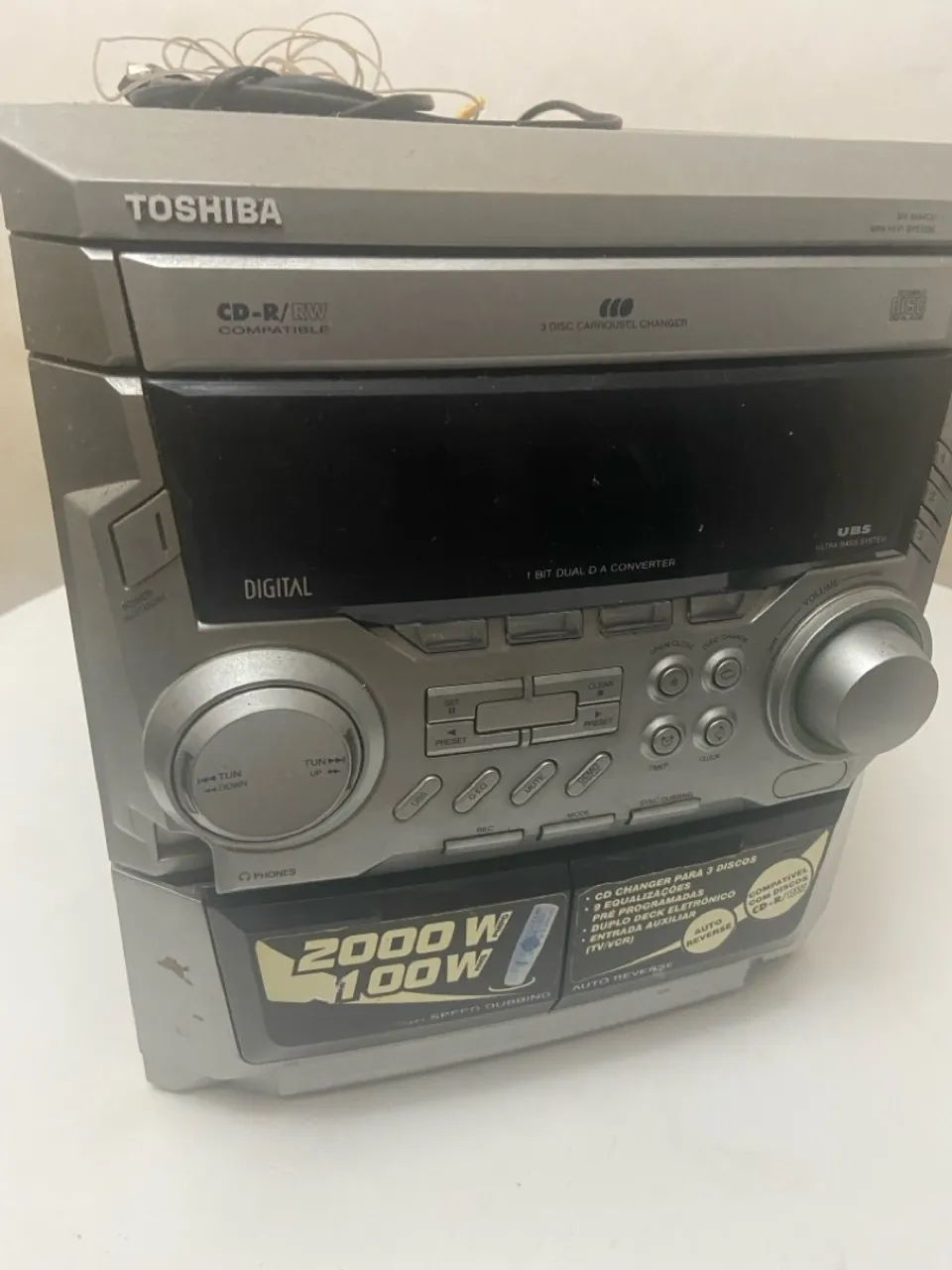 Som Toshiba 2000W CD Player com USB - Foto 3