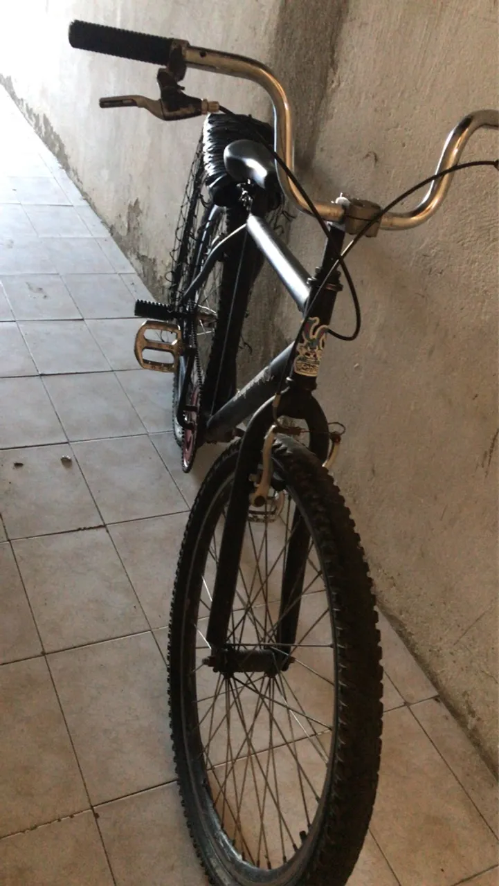 Bicicleta montadinha.