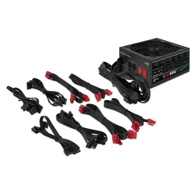 Fonte Gamer 1000w 80 Plus GoldATX Aerocool KCAS 1000GM Full Range Apfc - Foto 4