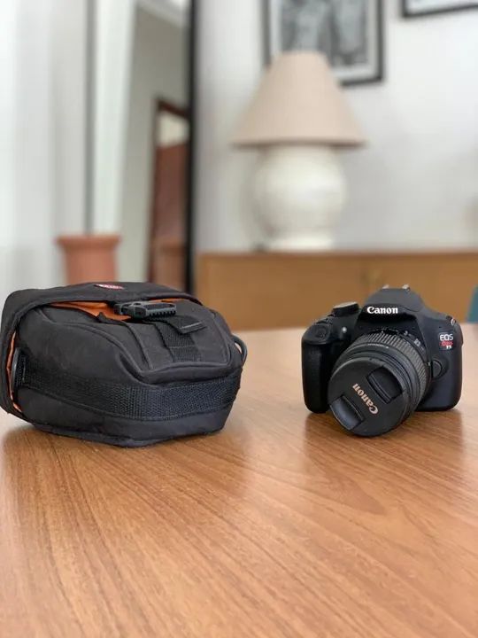 Imperdível! Câmera Canon EOS Rebel T5 com pouco uso - Foto 5