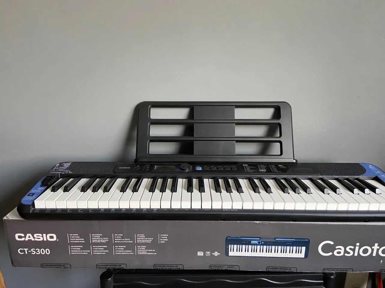 Teclado Casio Teclado Casio Casiotone CT-S300 com suporte para partitura - Foto 4