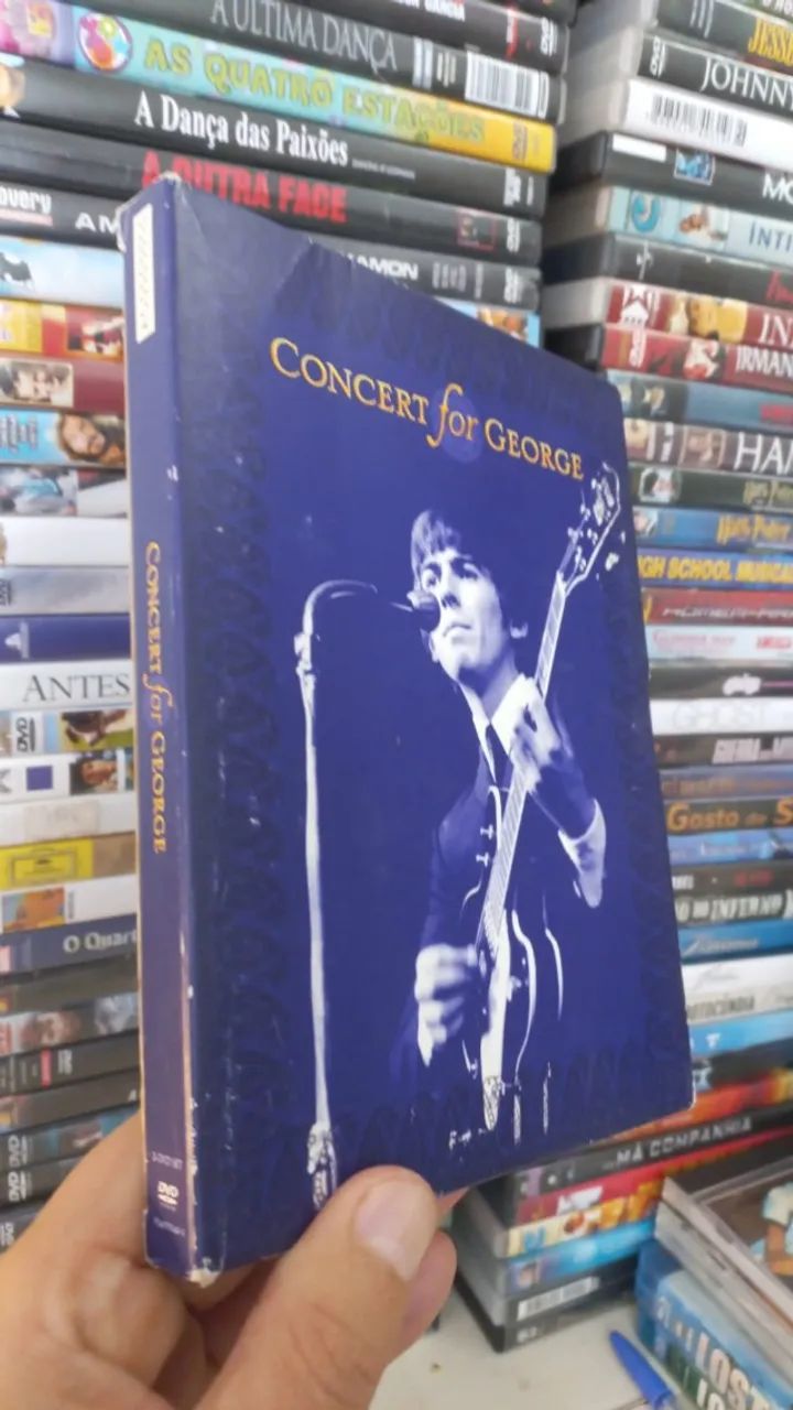 Dvd Concert For George Duplo - Original Novo - Excelente estado - c/ Luva Novo -acompanha 