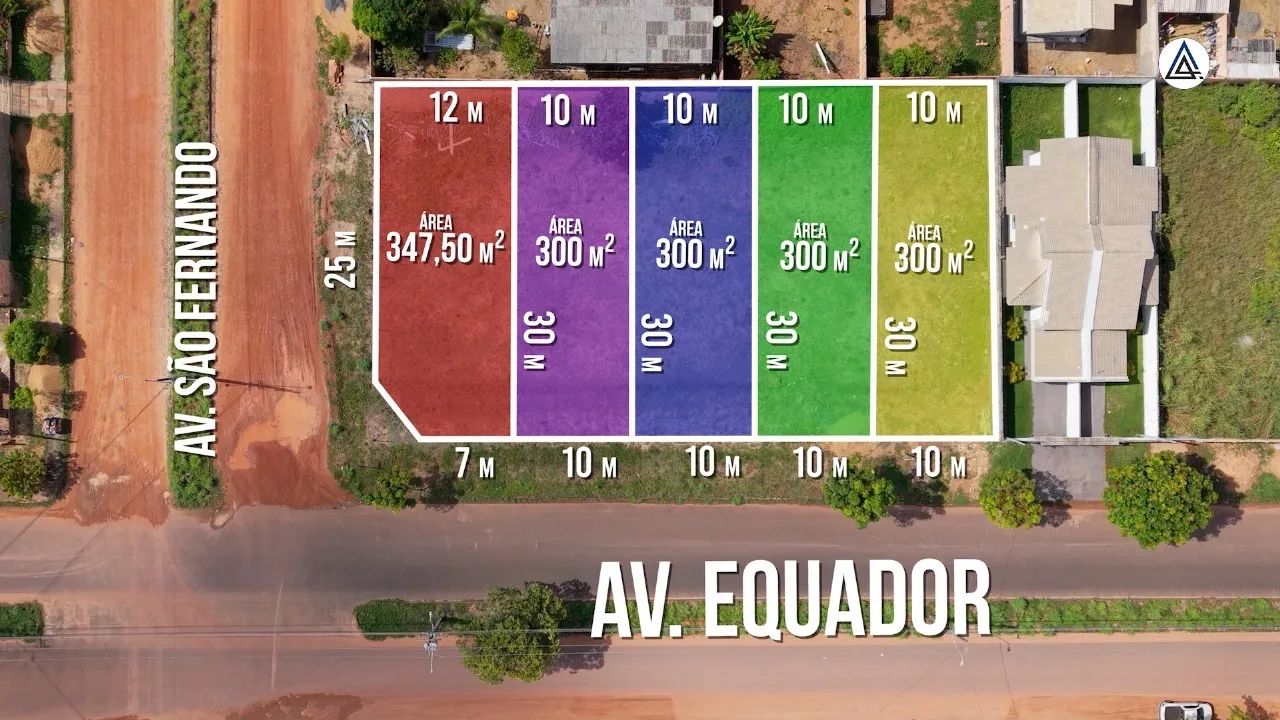 Terreno Said Salomao. Terreno de 300 m2. Av Equador. Parcialmente murado.