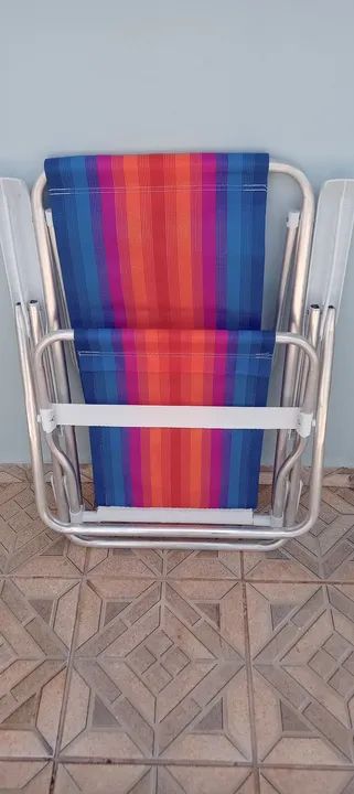 Cadeira de Praia , Camping - 8 Posições.  Nova - Foto 2