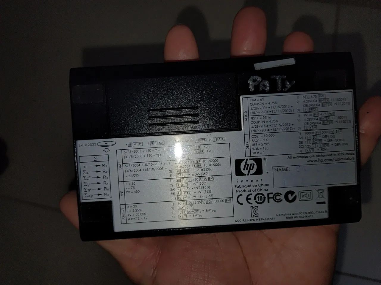 Calculadora HP 12c Platinum - Financeira - Foto 2