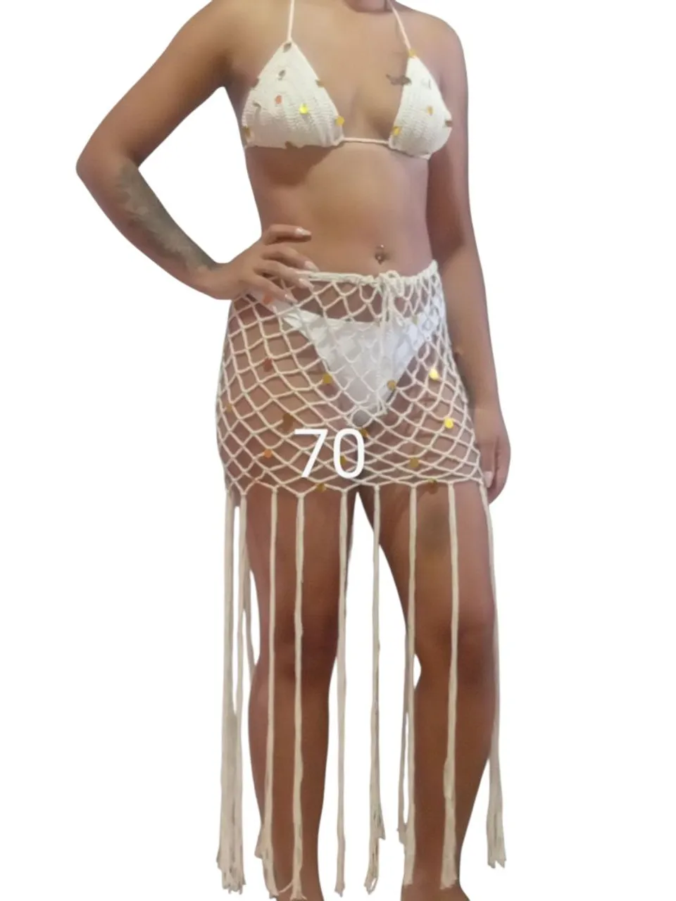 Conjunto de Crochê para Praia - Elegância e Conforto