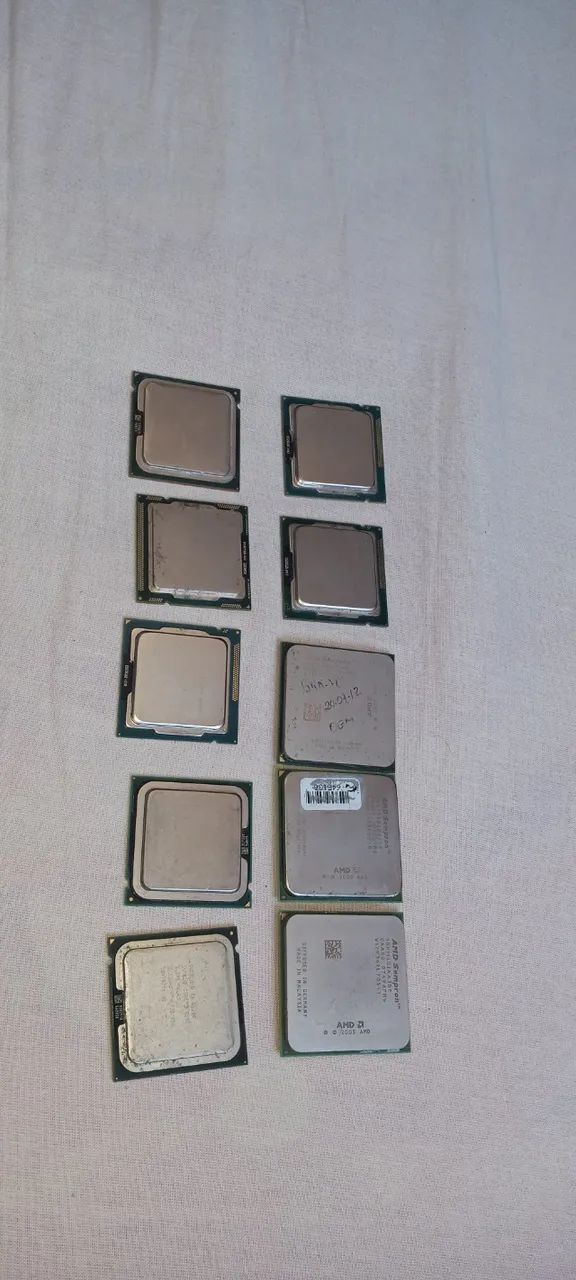 Mas de 10 processadores de várias variedades tudo por 80 - Foto 2