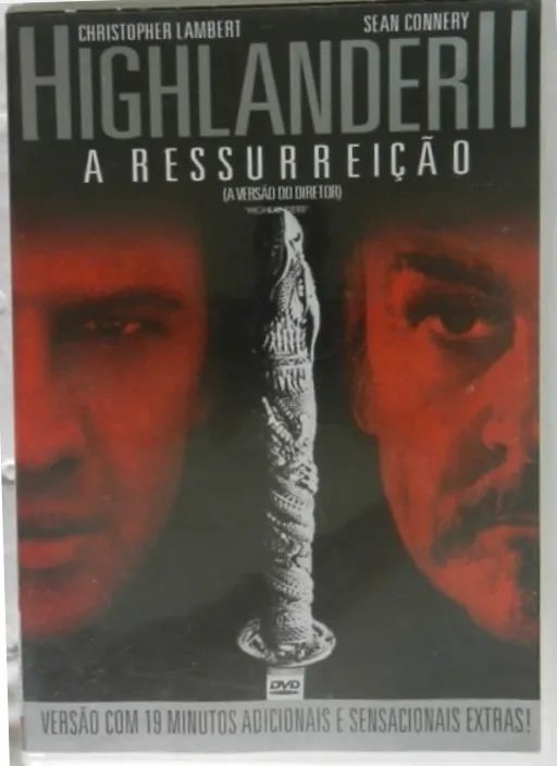 DVD HIGHLANDER II - A Ressurreição (Versão estendida)