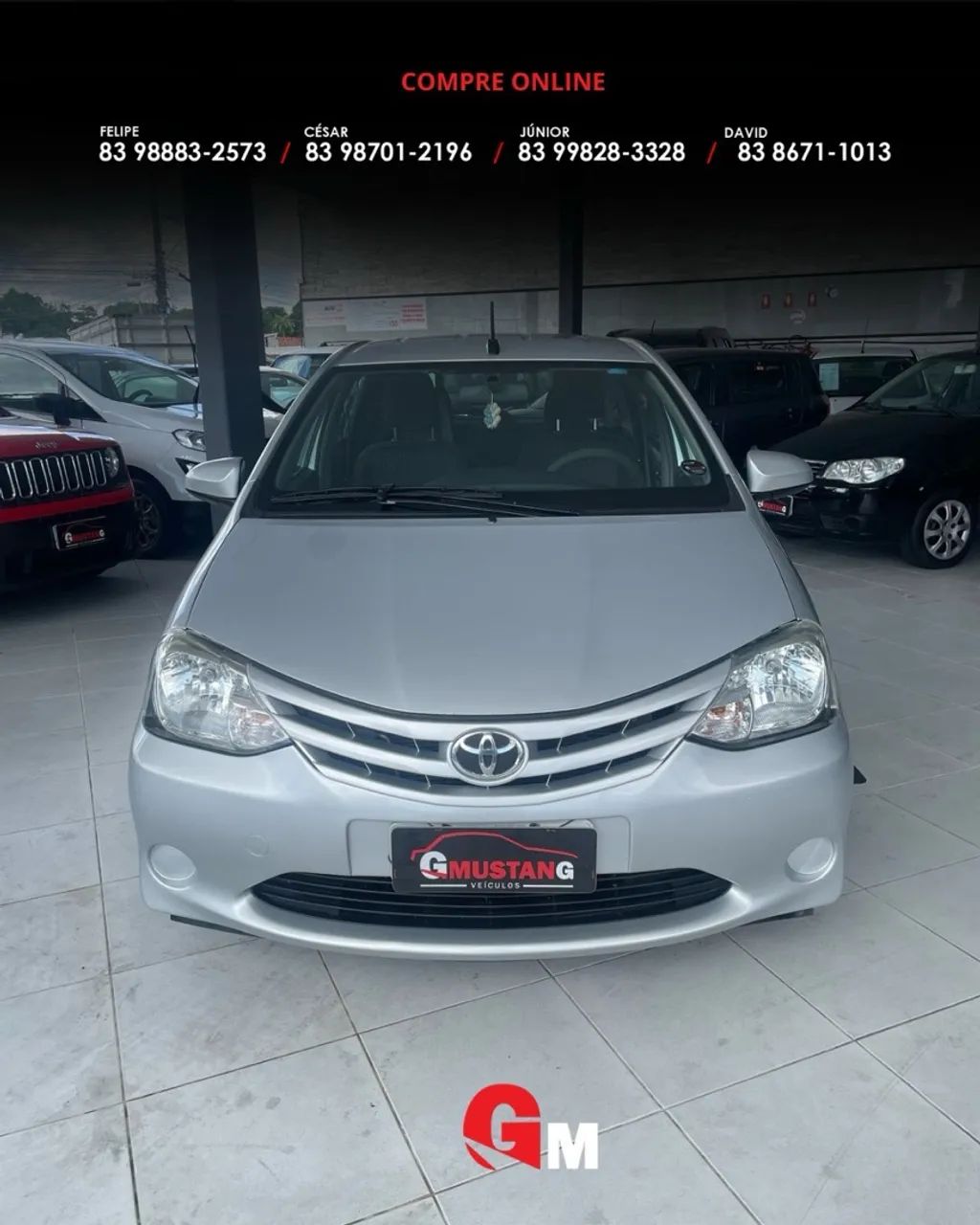 TOYOTA ETIOS 2017 1.3 X Manual ( OFERTA IMBATÍVEL ) - Foto 3