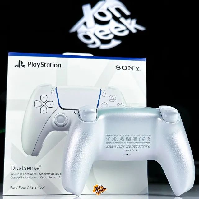 Dualsense PS5 Branco Chroma Pearl | Sony | Item Lacrado na Caixa! - Pronta Entrega - Foto 3
