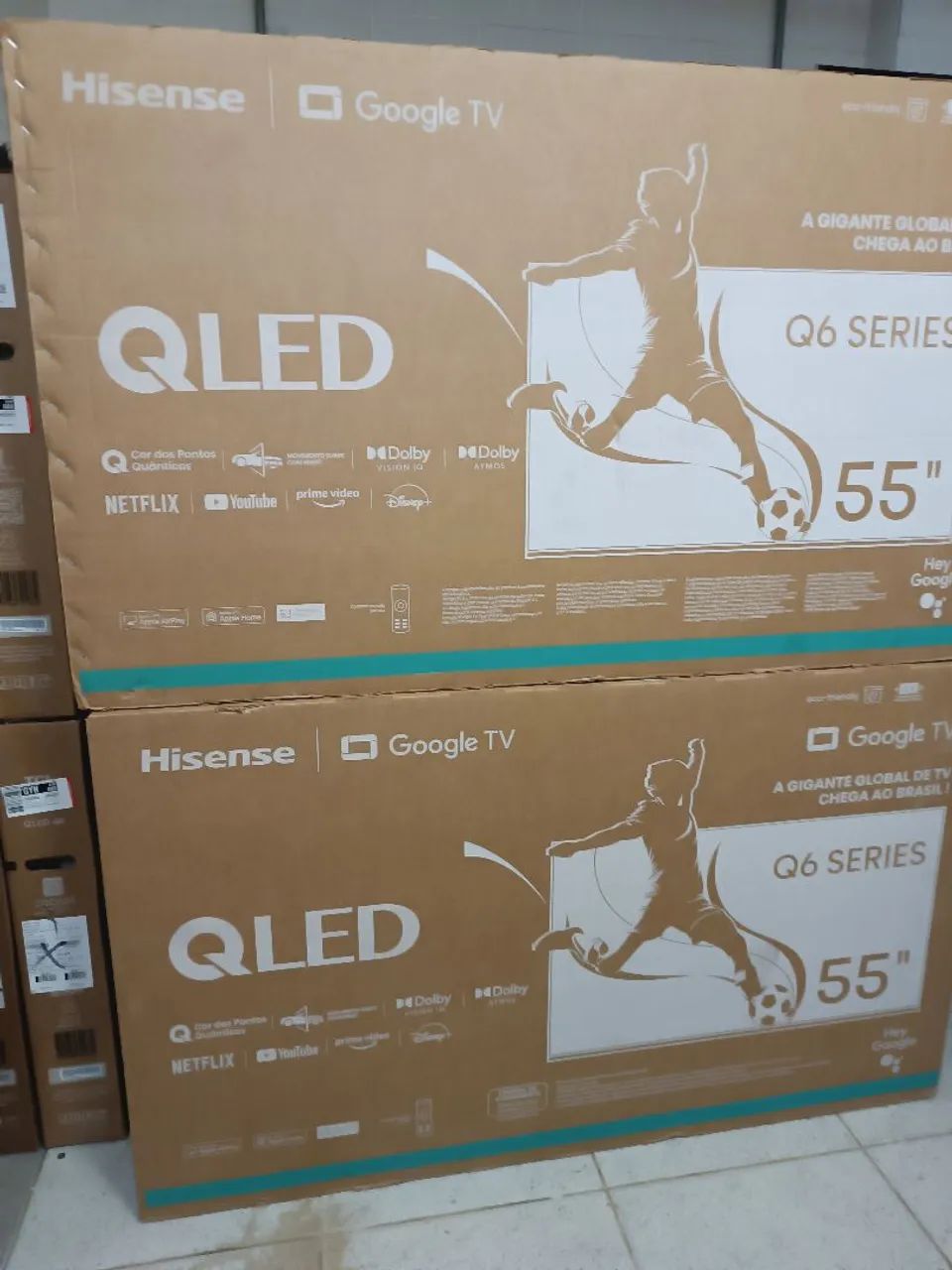 TV 55 QLED HISENSE ANDROID 4K COMPLETA  - Foto 2