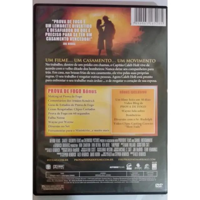 dvd prova de fogo - original - Foto 2