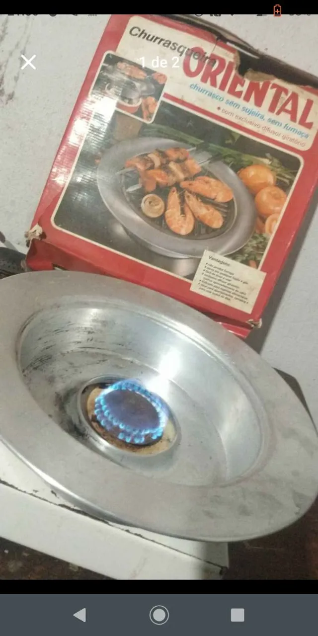 Churrasqueira Oriental a Gás - Churrasco sem sujeira e fumaça