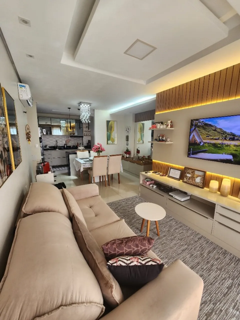 Apartamento RESERVA MORADA alto padrão, mobiliado e completo: 3Q/96m² no 16º andar